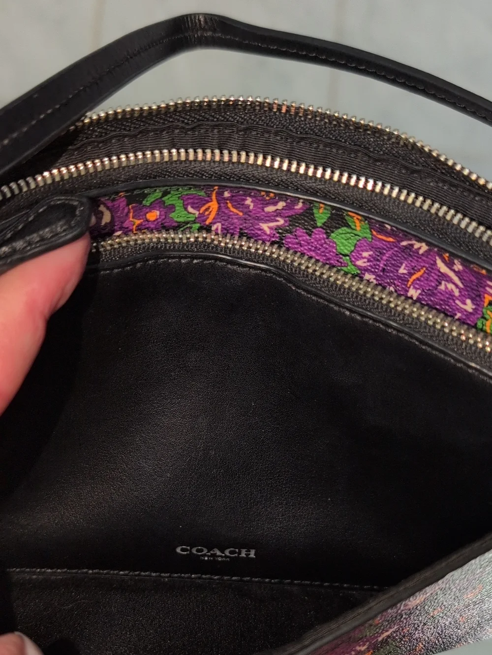 Coach large wristlet